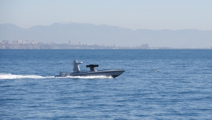  Türkiye'nin ilk silahlı deniz aracı ULAQ, Mavi Vatan ile buluştu