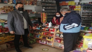 Yalıhüyük'de marketlerie fiyat denetimi