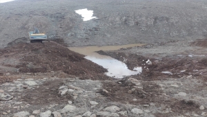 Yaylakent beldesinde kar ve yağmur sularının değerlendirilmesi amacıyla 3 gölet yapıldı