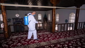 Beypazarı'nda Kovid-19'a karşı dezenfekte çalışması sürüyor 