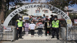 Beypazarı'nda "Yaya Önceliği Kırmızı Çizgimizdir" uygulaması yapıldı