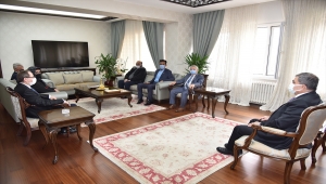 Karaman Muhtarlar Derneği yeni yönetiminden Vali Işık'a ziyaret