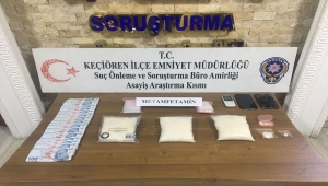 Başkentte uyuşturucu operasyonunda iki şüpheli gözaltına alındı