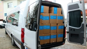 Beyşehir'de ihtiyaç sahibi bazı ailelere gıda yardımı