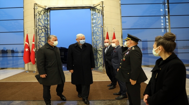 BM 75. Genel Kurul Başkanı Bozkır, Ankara'ya geldi