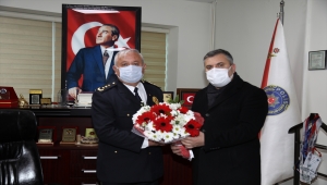 Çubuk Belediye Başkanı Demirbaş, Emniyet Müdürlüğünü ziyaret etti 