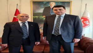 DP Beypazarı İlçe Başkanı Enver Atak'tan, DP Genel Başkanı Uysal'a ziyaret
