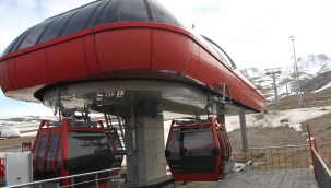 Erciyes Kayak Merkezi'nde sokağa çıkma kısıtlaması sessizliği