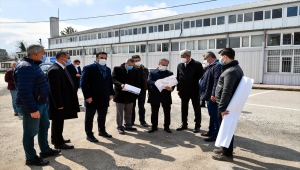 Gençlik ve Spor İl Müdürü Çelik, Beypazarı'nda incelemede bulundu