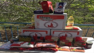 Gurbetçiler Sivas'taki ihtiyaç sahibi ailelere ramazan yardımı yaptı