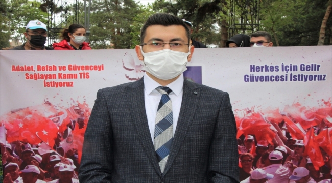 İç Anadolu Bölgesi'ndeki 6 ilde 1 Mayıs Emek ve Dayanışma Günü dolayısıyla basın açıklaması yapıldı