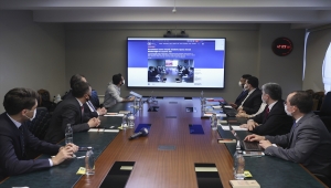 Kazakistan basın heyeti AA'yı ziyaret etti