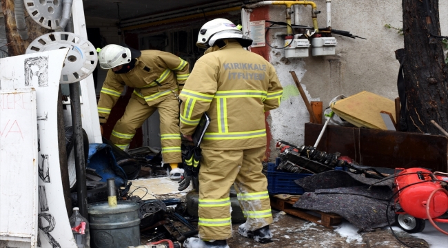 Kırıkkale'de iş yerinde gaz sızıntısından kaynaklı patlamada bir kişi yaralandı