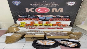 Kırıkkale'de makaron, kaçak tütün ve bandrol ele geçirildi