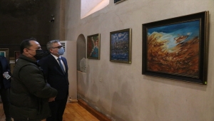 Niğde'de "Sanat Sarsıntısı-6" uluslararası resim sergisi açıldı