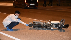 Sivas'ta devrilen motosikletin sürücüsü öldü