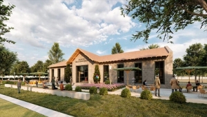 Yalıhüyük Belediye Başkanı Hasan Koçer, Millet Bahçesi inşaatını inceledi