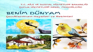Aile ve Sosyal Hizmetler Bakanlığı çocukların hayallerini "Benim Dünyam" ismiyle kitaplaştırdı 