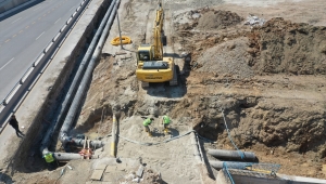 Gölbaşı ve Çankaya'da 800 metrelik yeni içme suyu iletim hattının yapımına başlandı