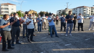 İsrail'in Filistin'e yönelik saldırıları Karaman'da protesto edildi