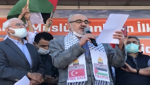 İsrail'in Mescid-i Aksa saldırıları Konya'da protesto edildi