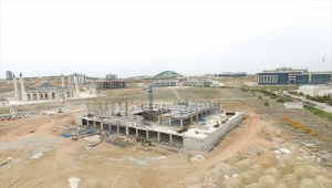 KAEÜ Merkez Kütüphane inşaatının yüzde 20'si tamamlandı