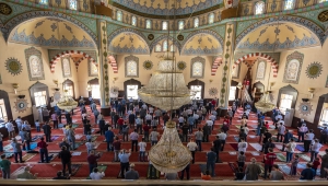 Kahramankazan'da camilerde yağmur duası yapıldı