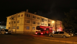 Kayseri'de apartmanda çıkan yangında 1 kişi dumandan etkilendi