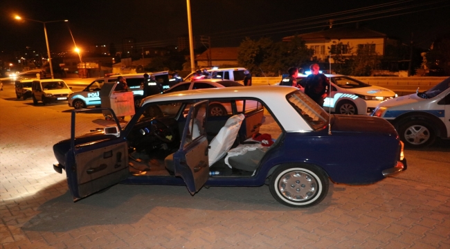 Kayseri'de polisin "dur" ihtarına uymayan sürücünün ehliyetine el konuldu