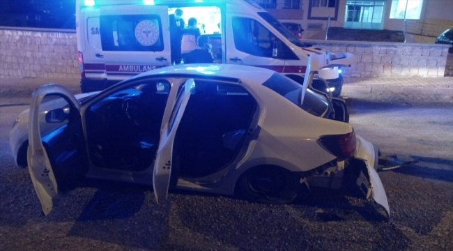 Kayseri'de polisten kaçarken kaza yapan kişi yaralandı