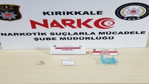 Kırıkkale'de uyuşturucu ticareti yaptıkları iddiasıyla 1 şüpheli tutuklandı