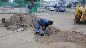 Kırşehir Belediyesi "tam kapanma" döneminde çalışmalarına devam ediyor