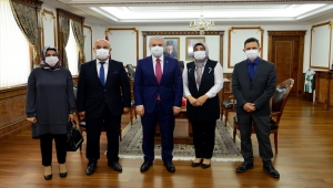 Kırşehir Valisi İbrahim Akın'a Sosyal Güvenlik Haftası ziyareti