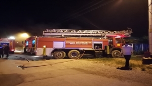 Konya'da müstakil evin çatısında çıkan yangın söndürüldü