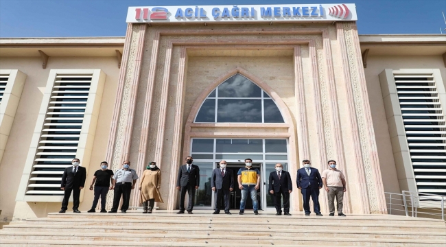 Konya Valisi Özkan 112 Acil Çağrı Merkezi'nde incelemelerde bulundu