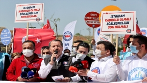 Memur-Sen 1 Mayıs Emek ve Dayanışma Günü programını Ankara Şehir Hastanesi'nde düzenledi