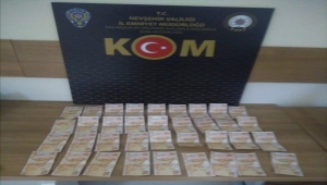Nevşehir'de sahte parayla alışveriş yapan şüpheliler, esnafın dikkati sayesinde yakalandı