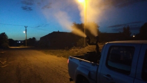 Seydişehir'de ilaçlama çalışmaları sürüyor