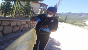 Seydişehir Halk Eğitim Merkezi öğrencileri ilçede çevre temizliği yaptı