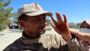 Sivas'ta engelliler askerlik heyecanı yaşadı 