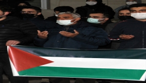 Sivas'ta, İsrail'in Mescid-i Aksa'ya yönelik saldırıları protesto edildi