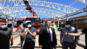 Sivas'ta perakende sebze hali modernizasyon çalışmalarında sona yaklaşıldı 