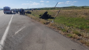 Sivas'ta trafik kazası: 2 yaralı