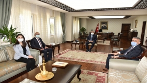 Türk Dil Kurumu Başkanı Gülsevin'den Vali Işık'a ziyaret