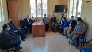 Ulaş Belediye Başkanı İlbey, görev başındaki personelin bayramını kutladı