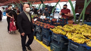 Vali Günaydın pazar yerlerini denetledi