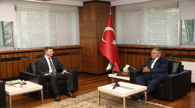 Büyükkılıç, Bosna Hersek'in Ankara Büyükelçisi Adis Alagiç'i ağırladı