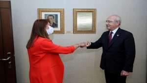 CHP Genel Başkanı Kılıçdaroğlu, Müzik-Sen Genel Başkanı Koçyiğit'i kabul etti