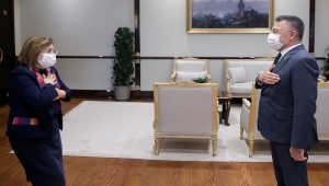 Cumhurbaşkanı Yardımcısı Oktay, TBB heyetini kabul etti