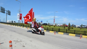 İnebolu'dan Ankara'ya "İstiklal Sürüşü"nün ilk etabı tamamlandı